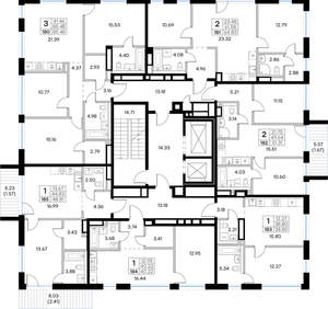 2-к квартира, вторичка, 65м2, 4/8 этаж