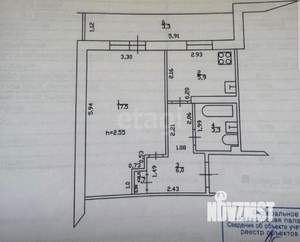 1-к квартира, вторичка, 33м2, 6/9 этаж