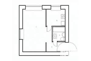 1-к квартира, вторичка, 30м2, 1/5 этаж