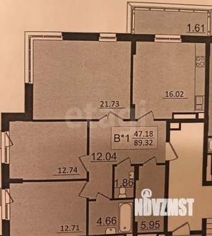 3-к квартира, вторичка, 86м2, 5/5 этаж