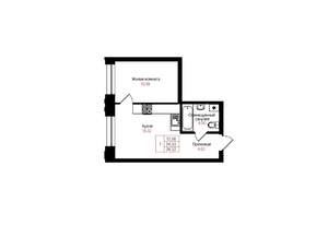 1-к квартира, вторичка, 34м2, 2/25 этаж
