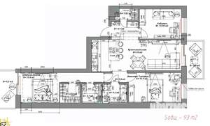 4-к квартира, вторичка, 83м2, 3/8 этаж