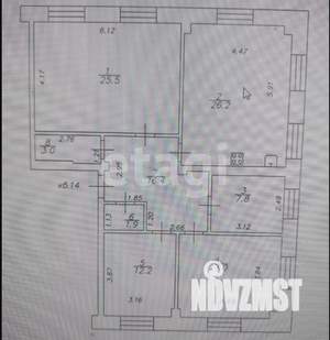 3-к квартира, вторичка, 110м2, 2/4 этаж