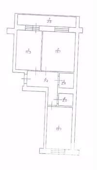 2-к квартира, вторичка, 54м2, 6/10 этаж