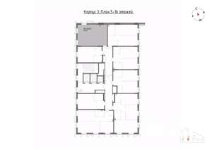 2-к квартира, вторичка, 46м2, 14/22 этаж