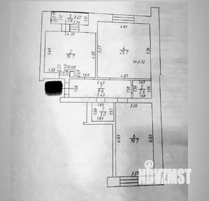 2-к квартира, вторичка, 76м2, 5/5 этаж