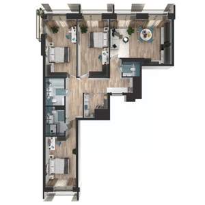 3-к квартира, вторичка, 98м2, 4/24 этаж