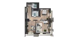 2-к квартира, вторичка, 61м2, 9/24 этаж
