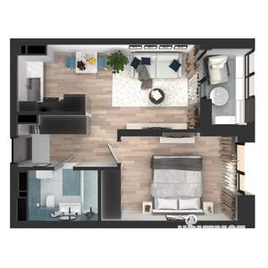 1-к квартира, вторичка, 40м2, 8/23 этаж