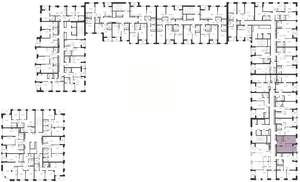 1-к квартира, вторичка, 42м2, 6/23 этаж