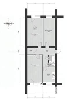 3-к квартира, вторичка, 76м2, 4/6 этаж