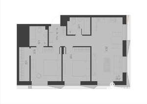 2-к квартира, вторичка, 72м2, 4/6 этаж