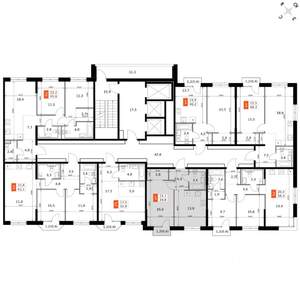 1-к квартира, вторичка, 40м2, 8/20 этаж