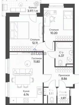 Фото квартиры на продажу (1)