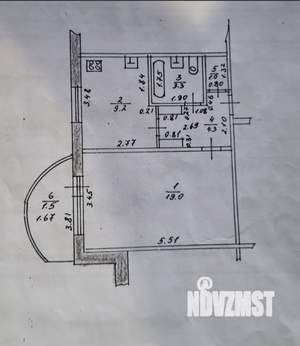 1-к квартира, вторичка, 37м2, 3/10 этаж