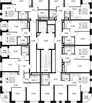 3-к квартира, вторичка, 67м2, 3/10 этаж