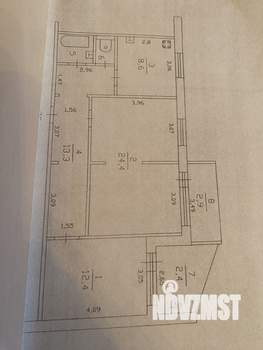 3-к квартира, вторичка, 69м2, 9/10 этаж