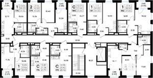 2-к квартира, вторичка, 43м2, 7/11 этаж