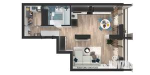 1-к квартира, вторичка, 41м2, 4/25 этаж