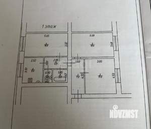 3-к квартира, вторичка, 80м2, 1/5 этаж