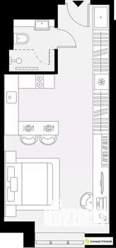 1-к квартира, вторичка, 31м2, 5/27 этаж