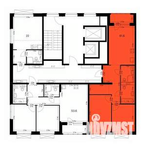 2-к квартира, вторичка, 62м2, 10/11 этаж