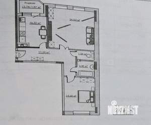 2-к квартира, вторичка, 66м2, 2/10 этаж