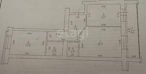 2-к квартира, сданный дом, 53м2, 5/10 этаж