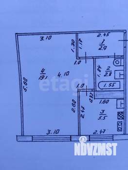 1-к квартира, вторичка, 30м2, 1/5 этаж