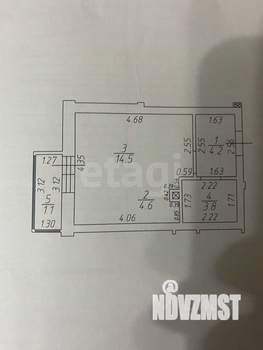 Студия квартира, вторичка, 27м2, 1/7 этаж