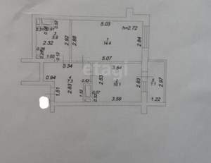 1-к квартира, вторичка, 39м2, 10/19 этаж