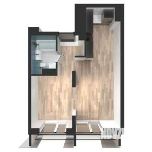 1-к квартира, вторичка, 40м2, 6/24 этаж