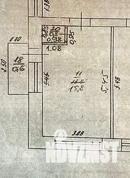 Студия квартира, вторичка, 17м2, 3/3 этаж