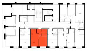 1-к квартира, вторичка, 33м2, 2/16 этаж