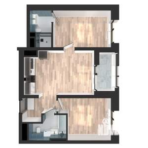 2-к квартира, вторичка, 57м2, 9/23 этаж