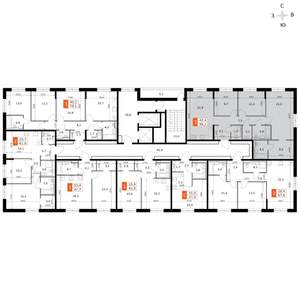 4-к квартира, вторичка, 96м2, 6/14 этаж