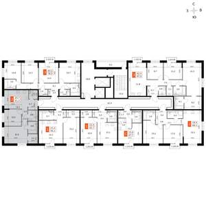 2-к квартира, вторичка, 61м2, 3/14 этаж