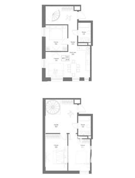4-к квартира, строящийся дом, 107м2, 2/4 этаж