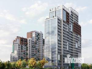 1-к квартира, строящийся дом, 34м2, 14/23 этаж