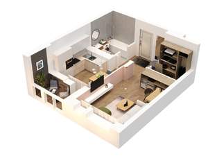 1-к квартира, вторичка, 37м2, 6/13 этаж