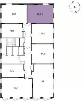 2-к квартира, вторичка, 49м2, 13/14 этаж
