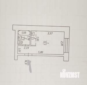 Студия квартира, вторичка, 17м2, 7/9 этаж