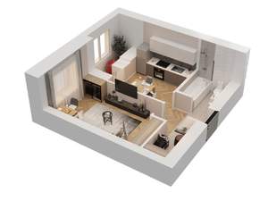 1-к квартира, вторичка, 34м2, 3/10 этаж
