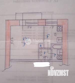 1-к квартира, вторичка, 25м2, 2/5 этаж