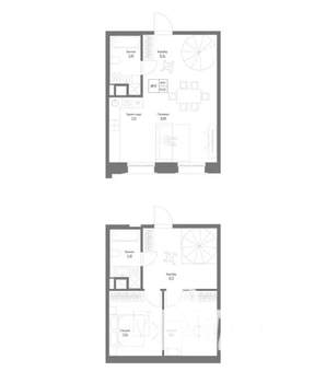 3-к квартира, строящийся дом, 83м2, 2/4 этаж
