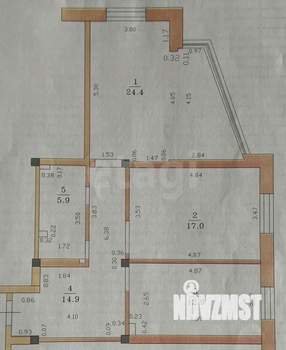 2-к квартира, вторичка, 75м2, 14/16 этаж