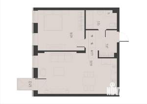 1-к квартира, вторичка, 62м2, 2/5 этаж