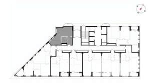 Студия квартира, вторичка, 39м2, 2/23 этаж