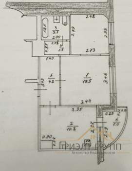 1-к квартира, вторичка, 41м2, 10/11 этаж