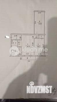 3-к квартира, вторичка, 59м2, 2/5 этаж